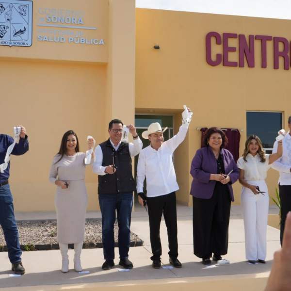 Inaugura Gobernador Alfonso Durazo Centro Regional de Vacunas en Santa Ana